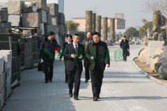 区领导考察团莅临suncitygroup太阳集团集团检查指导工作